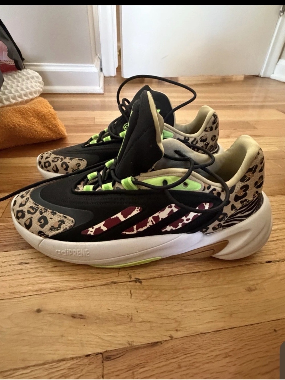 adidas Women’s Ozelia Animal-Print Sneakers